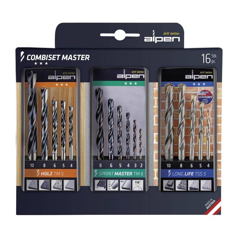 Estuche Brocas Alpen Kombiset 16 Piezas_0