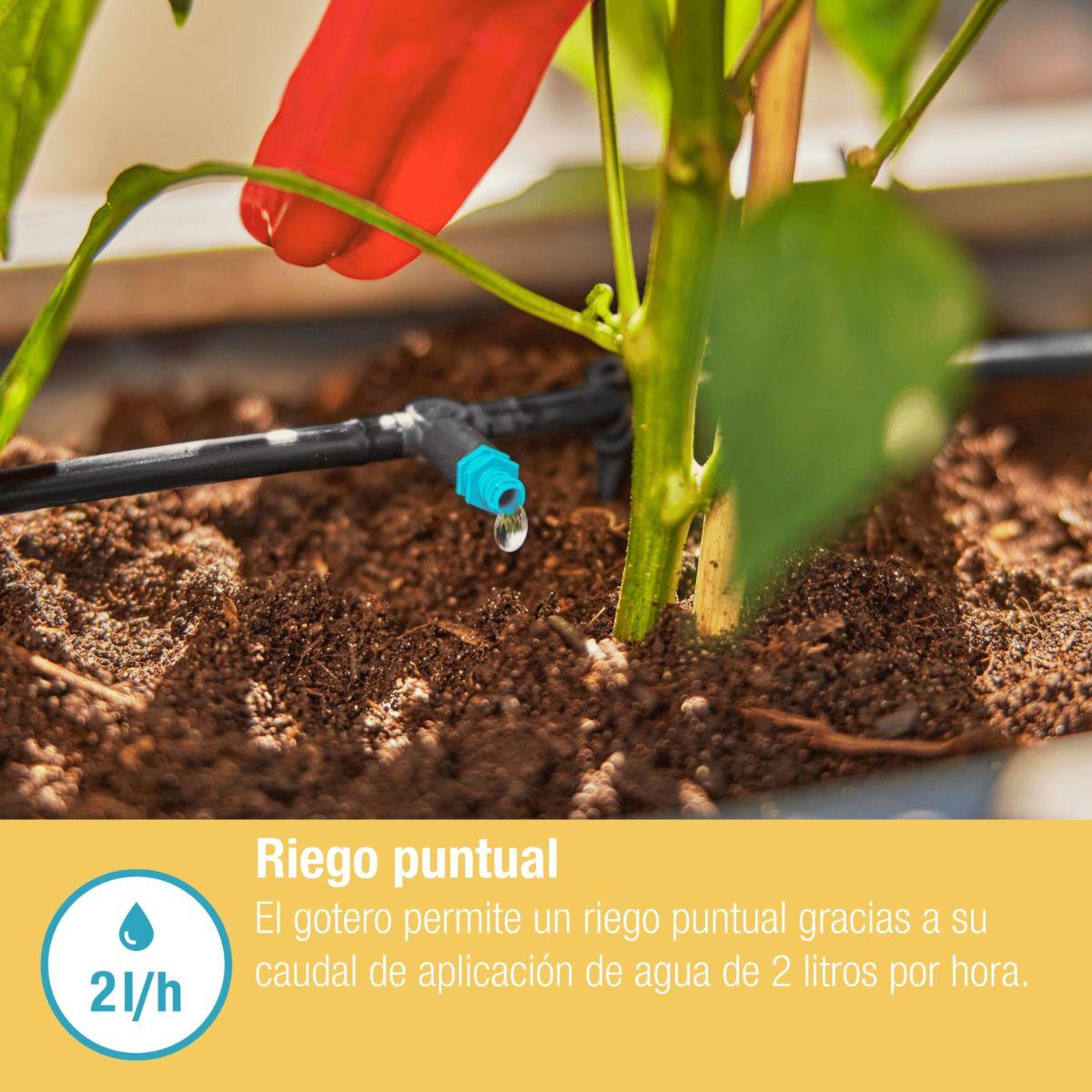 Gotejador de esfera interline Gardena Microdripsystem 2 l/h, 10 unid.