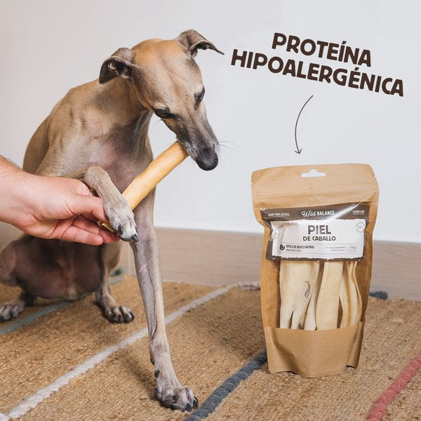 Mordedor em pele de cavalo natural Wild Balance 100g