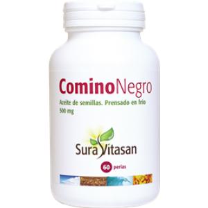 Cominhos pretos 500mg 60 pérolas Sura Vitasan