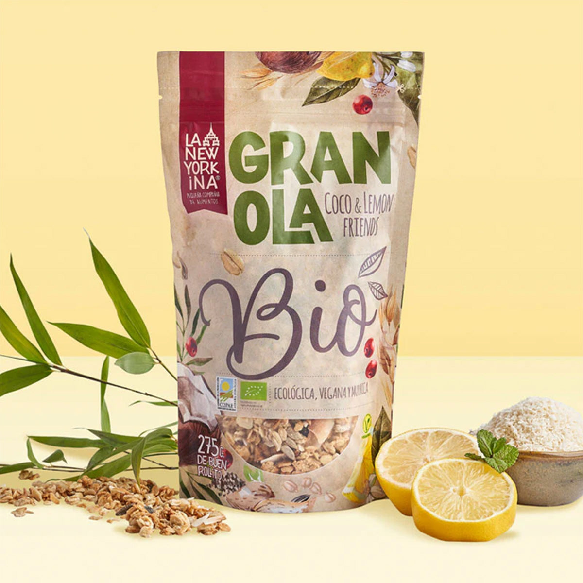Granola Coco & Limão Friends La Newyorkina 275 g