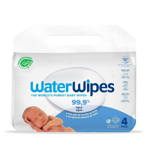 Toalhitas Húmidas WaterWipes BIO Baby 240 Unidades