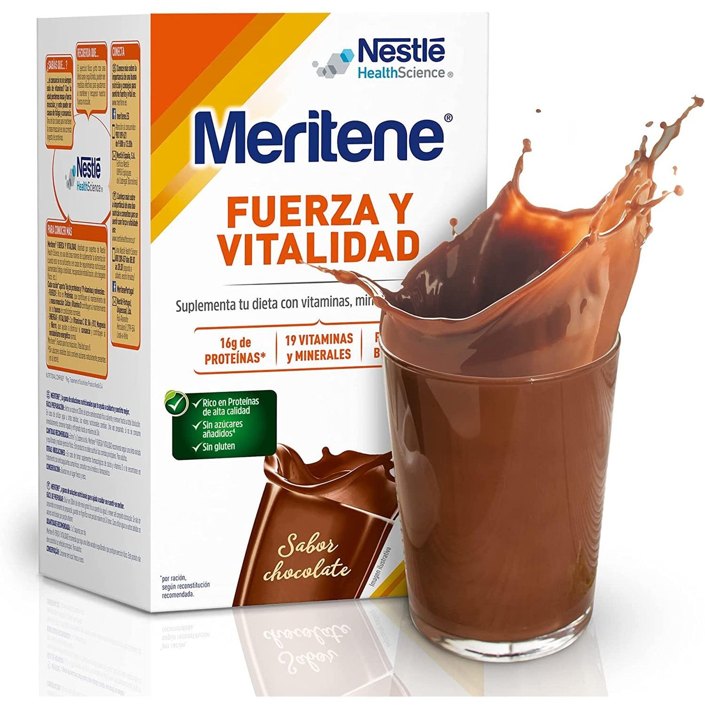 MERITENE SHAKE DE FORÇA E VITALIDADE. 15 saquetas x 30g