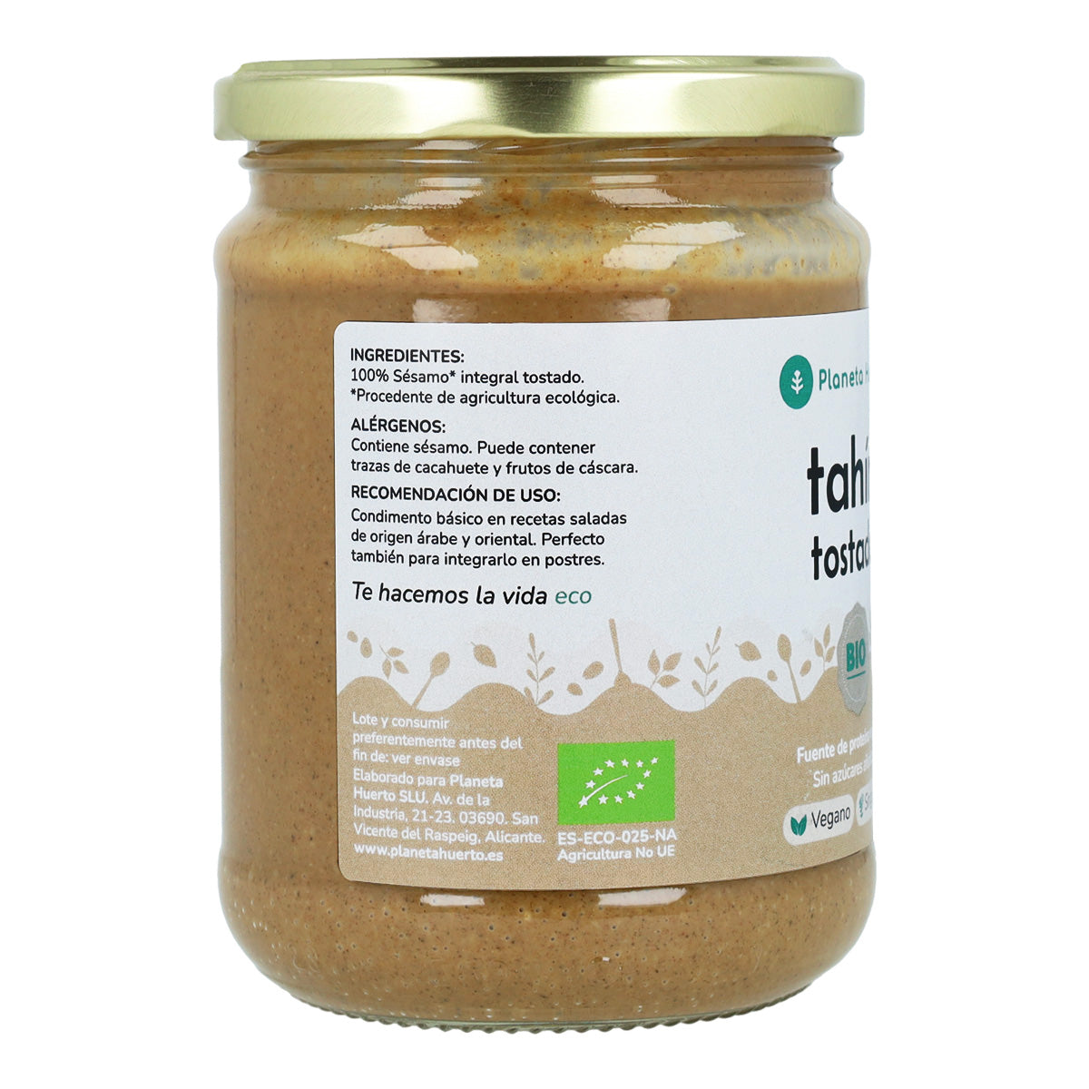 Sésamo torrado Tahin ECO Planeta Huerto 350 g