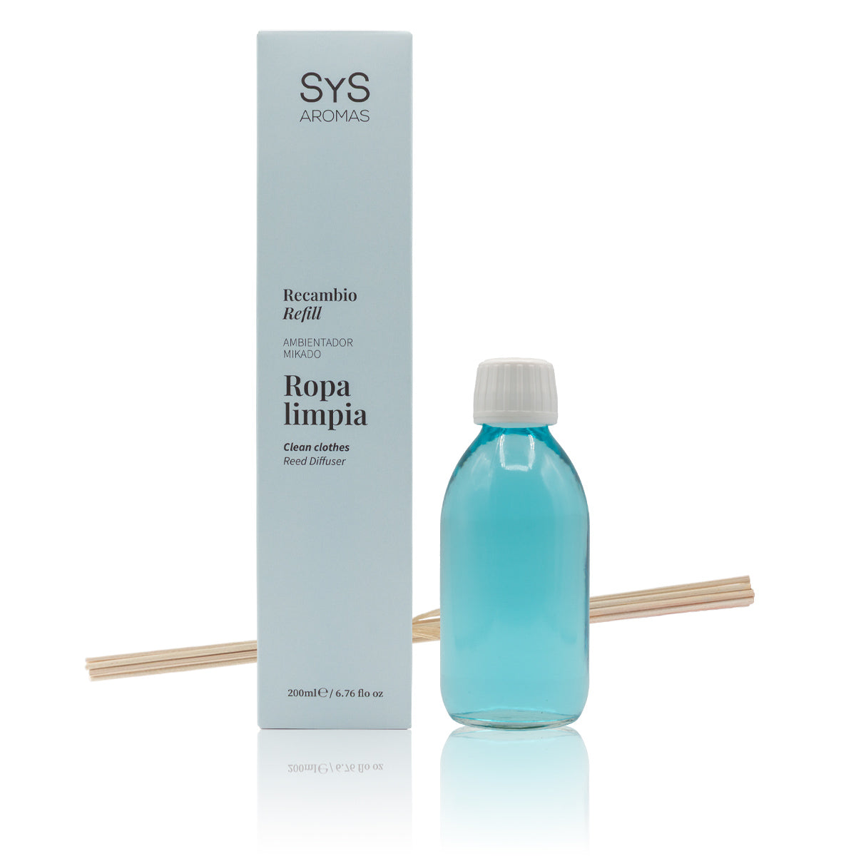 Recambio Mikado de Ropa Limpia Origins SYS Aromas 200 ml | Con Palos | Aroma Fresco y Relajante_0