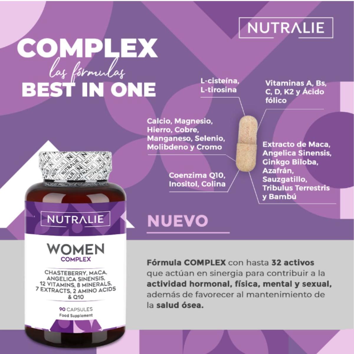 Nutralie Complex + Q10 Atividade Hormonal 90 Cápsulas