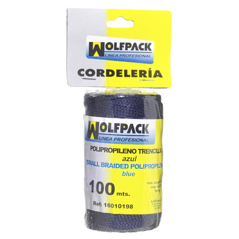 Cuerda Trencilla Polipropileno Azul (bobina 100 Metros)