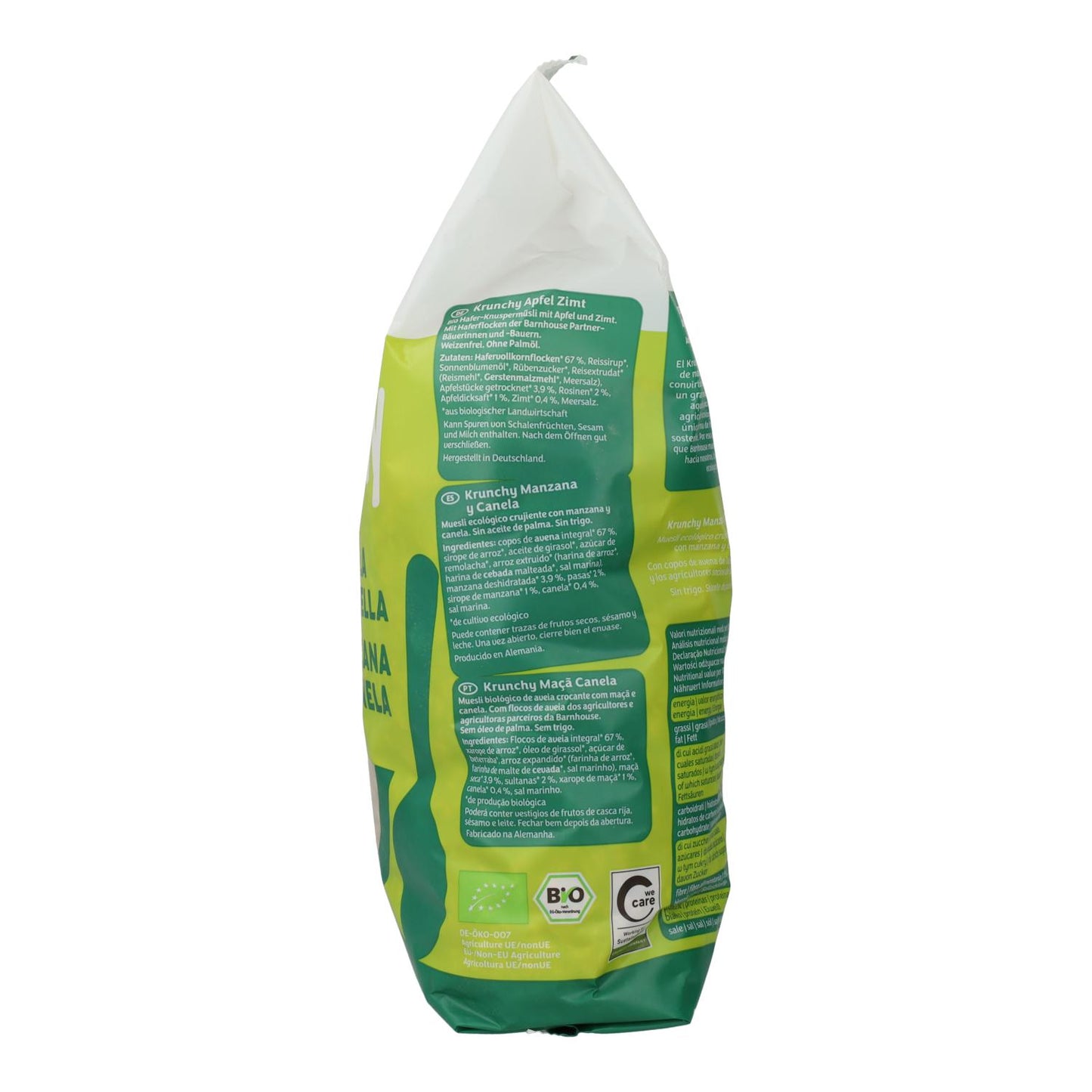 Muesli Crocante de Maçã e Canela Biológico Barnhouse 750g