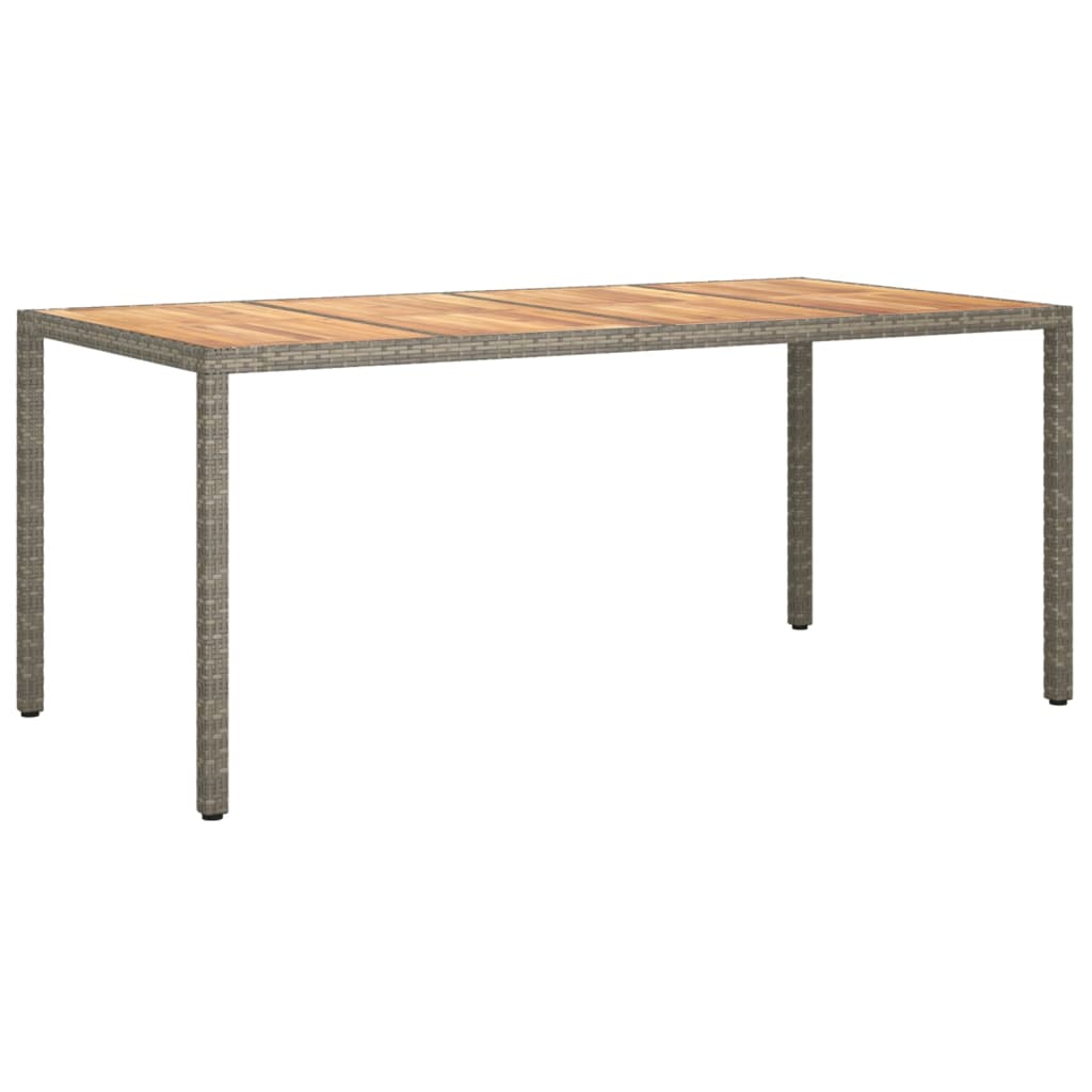 Vidaxl Set Comedor Jardín 9 Pzas Y Cojines Ratán Sintético Gris_5