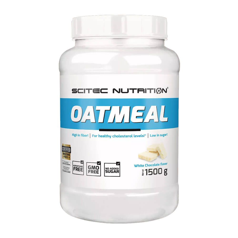 Oatmeal (harina De Avena) - 1,5kg - Chocolate Blanco - Avena - Scitec Nutrition_0