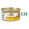 Embalagem de 24 x Ração Húmida para Frango GOURMET GOLD 85g
