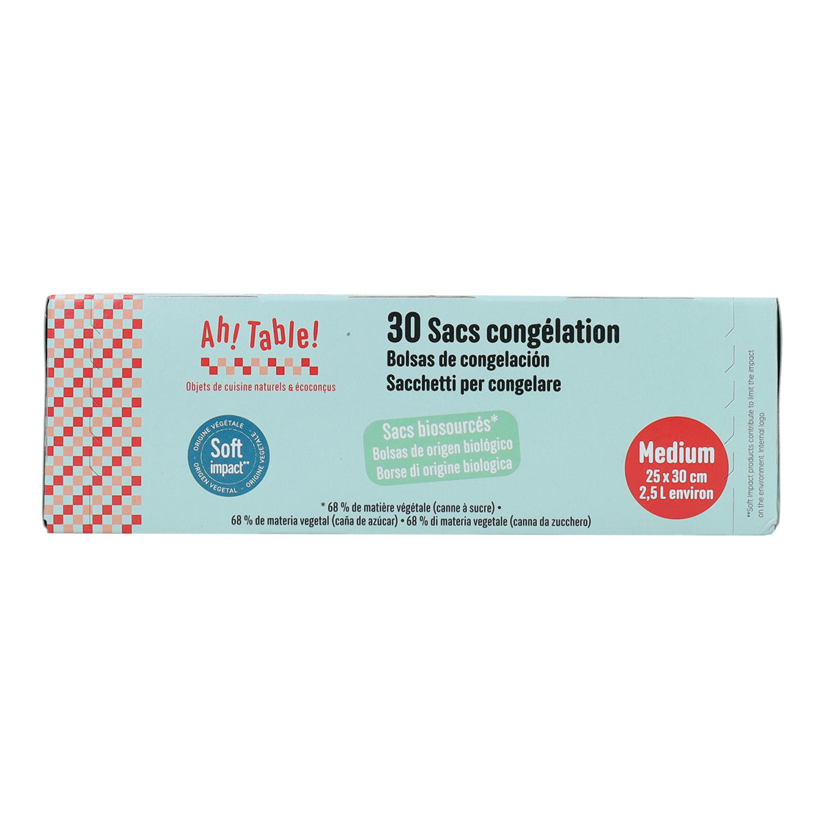 Sacos para congelador/conserva 25 x 30 mm, Ecodis, 30 unid.