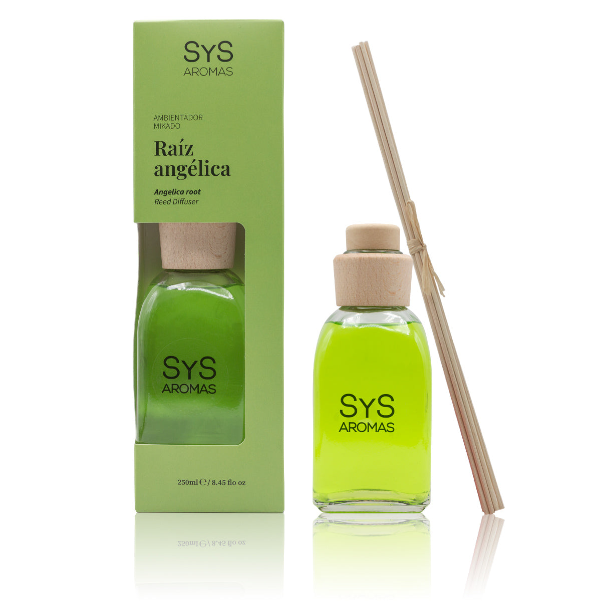 Ambientador Mikado de Raíz Angélica Origins SYS Aromas 250 ml | Aroma Herbal y Balsámico | Refrescante_0