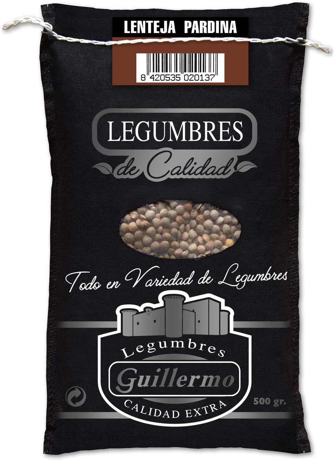 Lenteja Pardina - 500 G, Saco_0