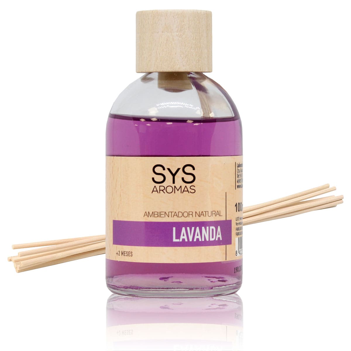 Ambientador Mikado Lavanda 100 ml | Aroma Floral Relajante | Difusor Varillas | Ambiente Calmante_0