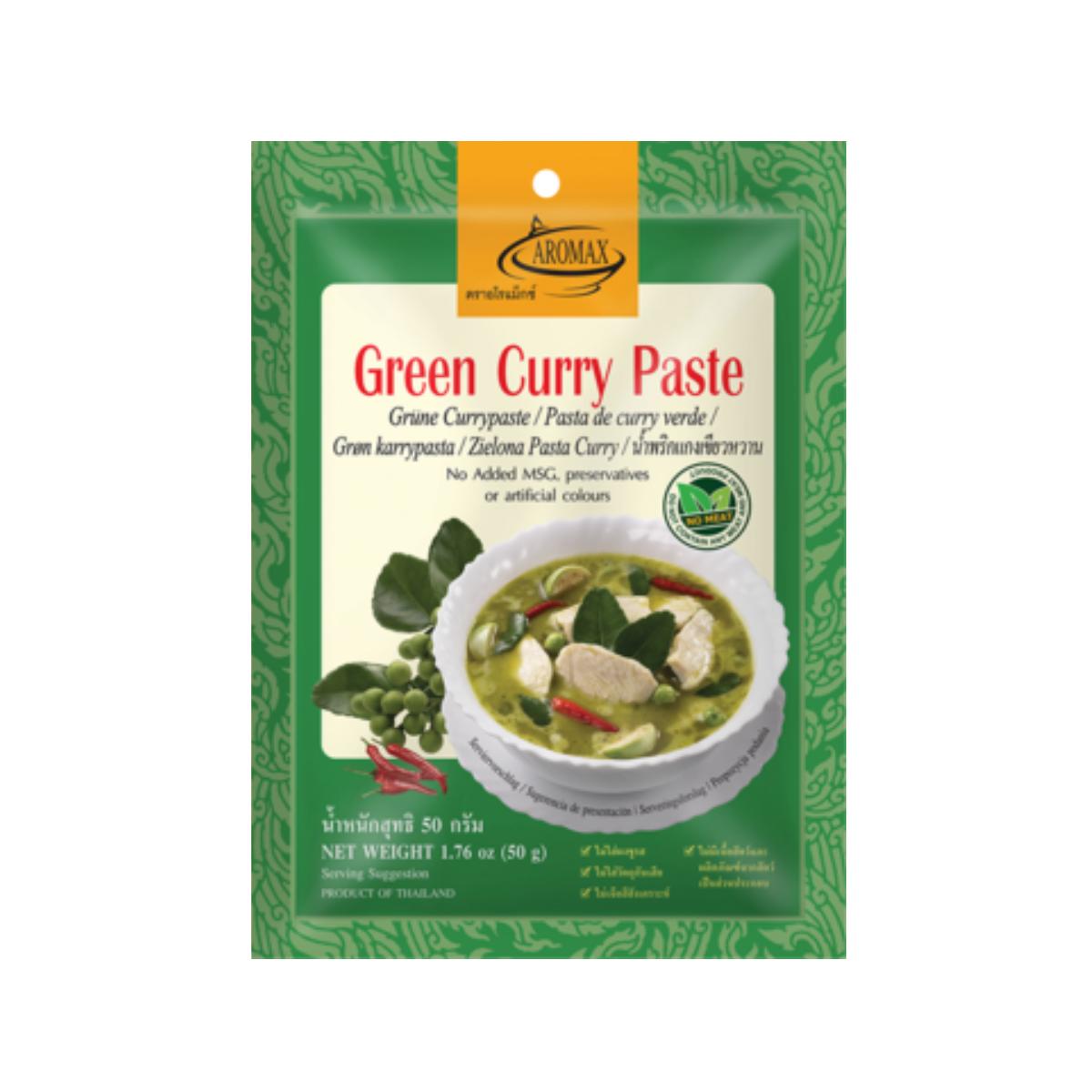 Pasta de Caril Verde Aromax 50 g