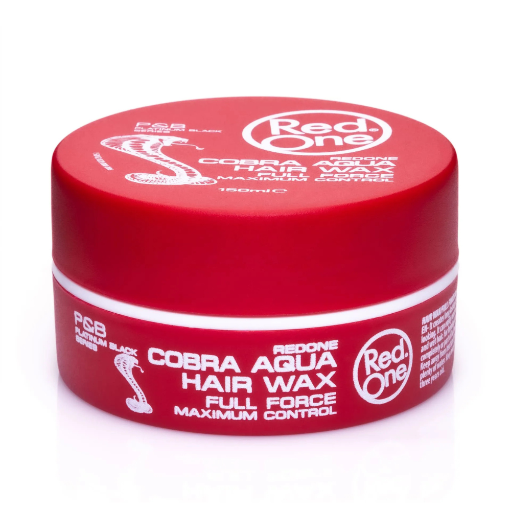 Red One Hair Styling Aqua Hair Gel Wax Cobra 150ml_0