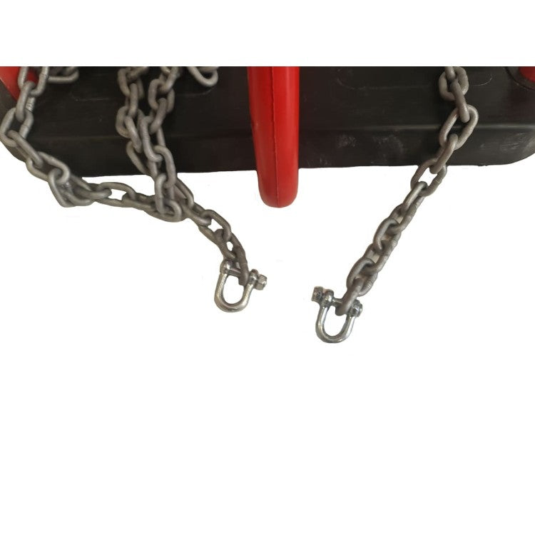 Asiento De Bebe De Caucho Con Cadenas Inox Masgames Classic._5