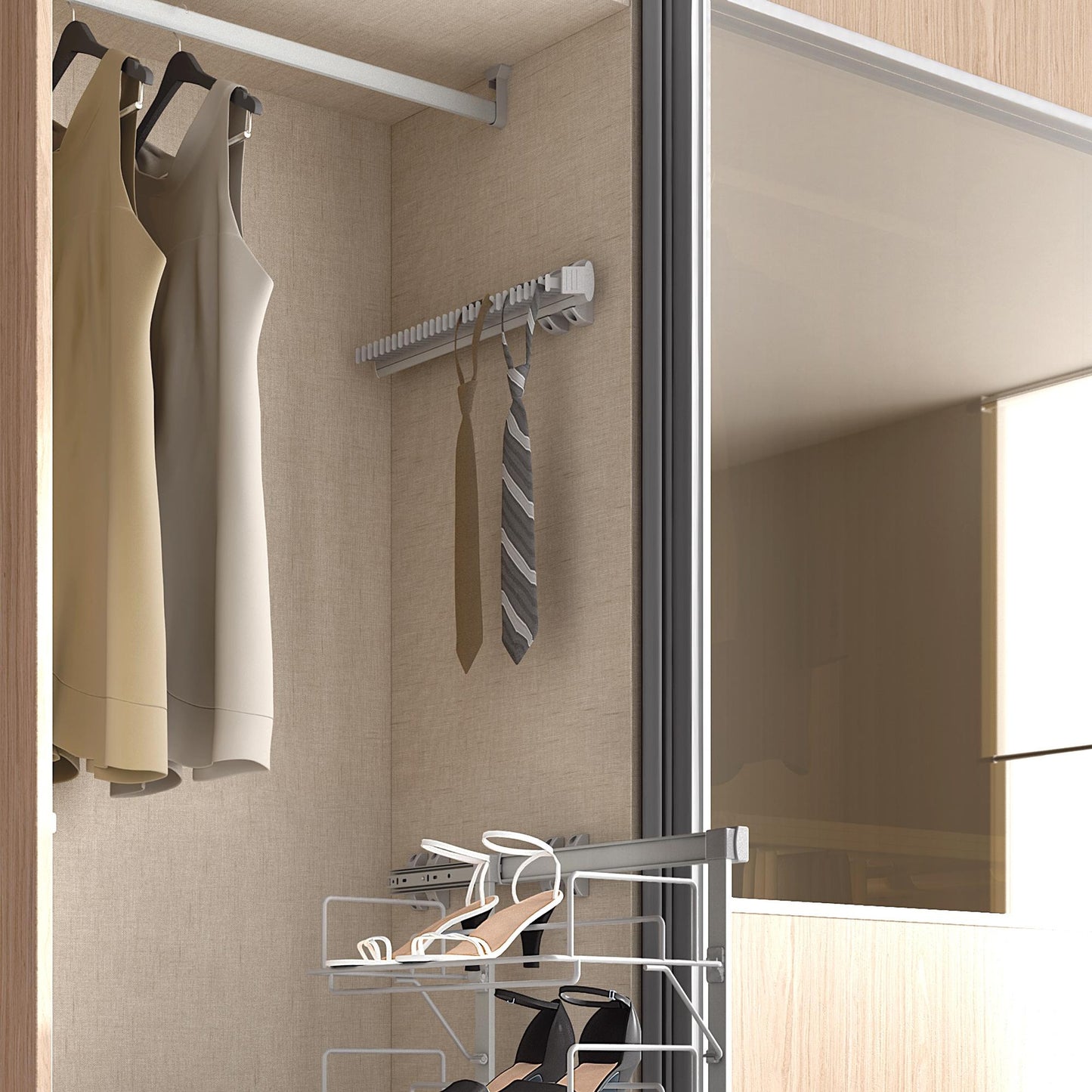 Suporte de gravata lateral removível Keeper