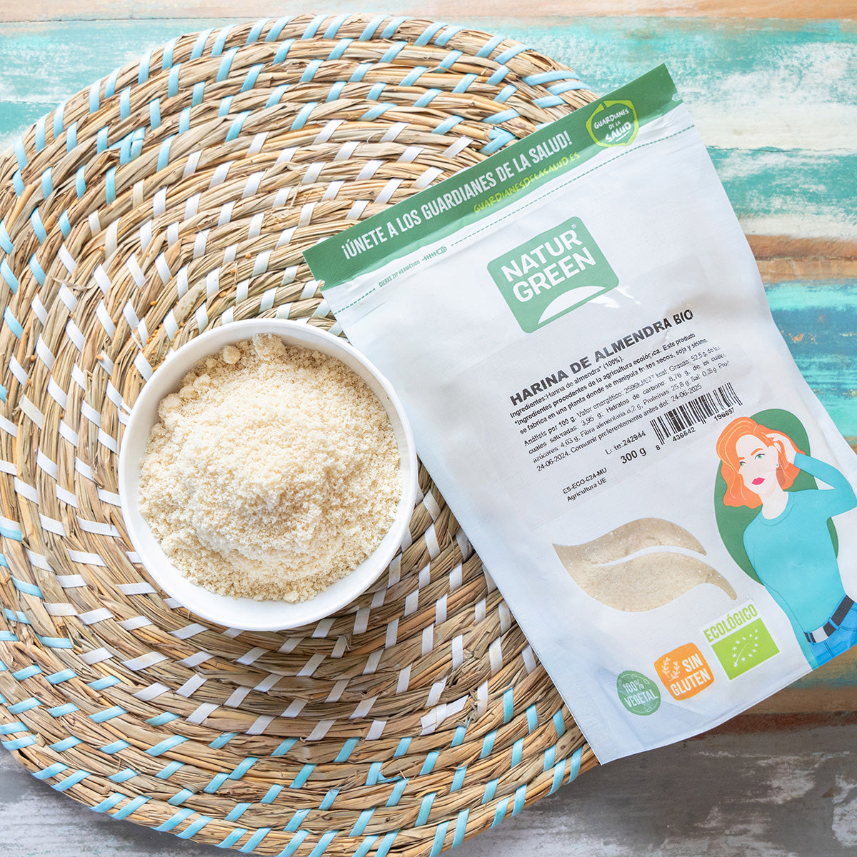 Farinha de Amêndoa Biológica Sem Glúten NaturGreen 300g