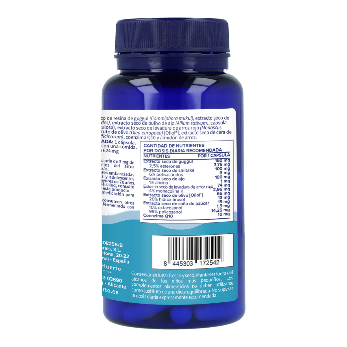 Arroz vermelho fermentado e Coenzima Q10 Planeta Huerto 60 cápsulas