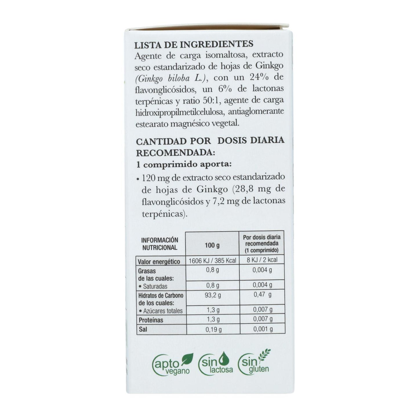 Ginkgosul Natysal 60 Cápsulas