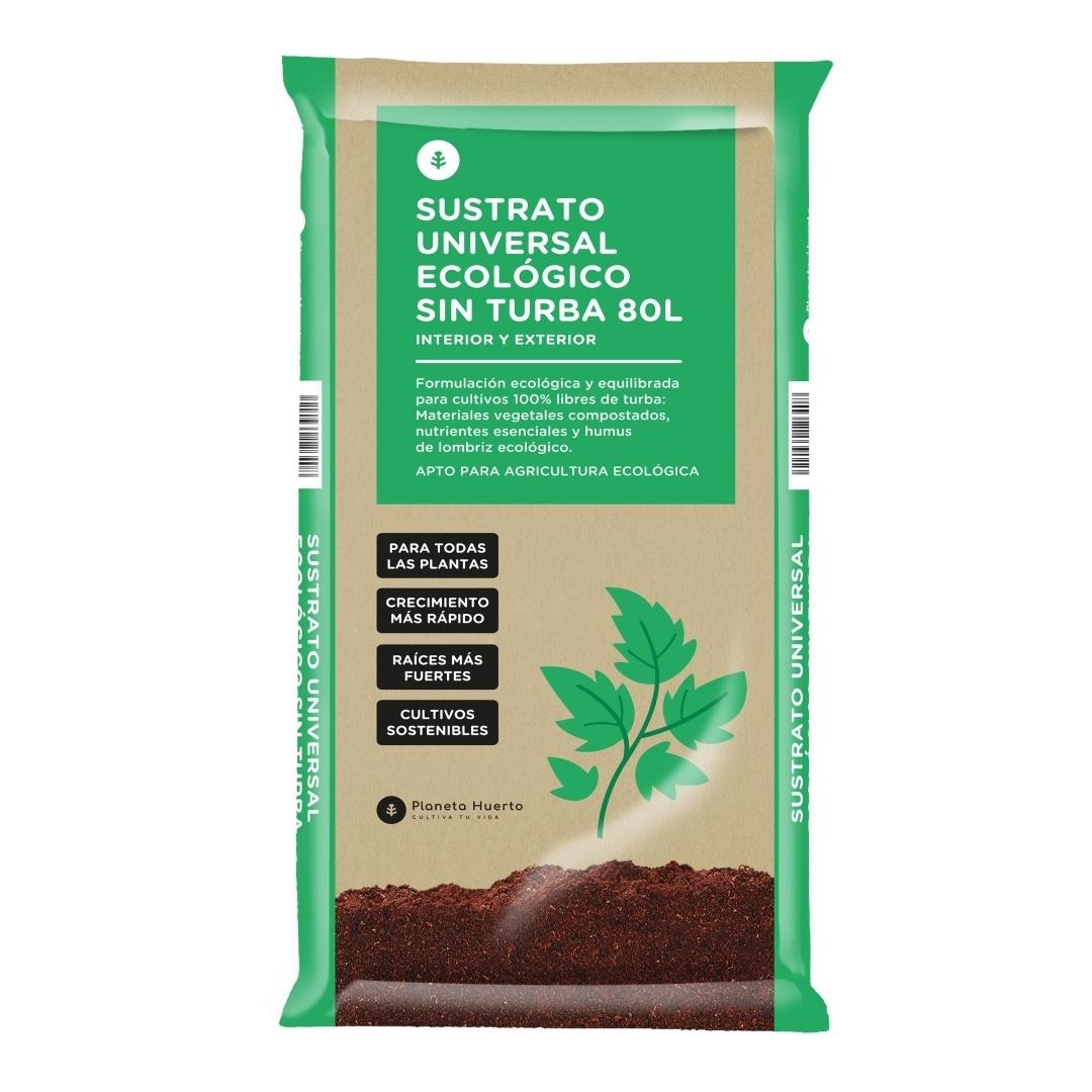 Substrato Universal Sem Turfa ECO Planeta Huerto 80 L