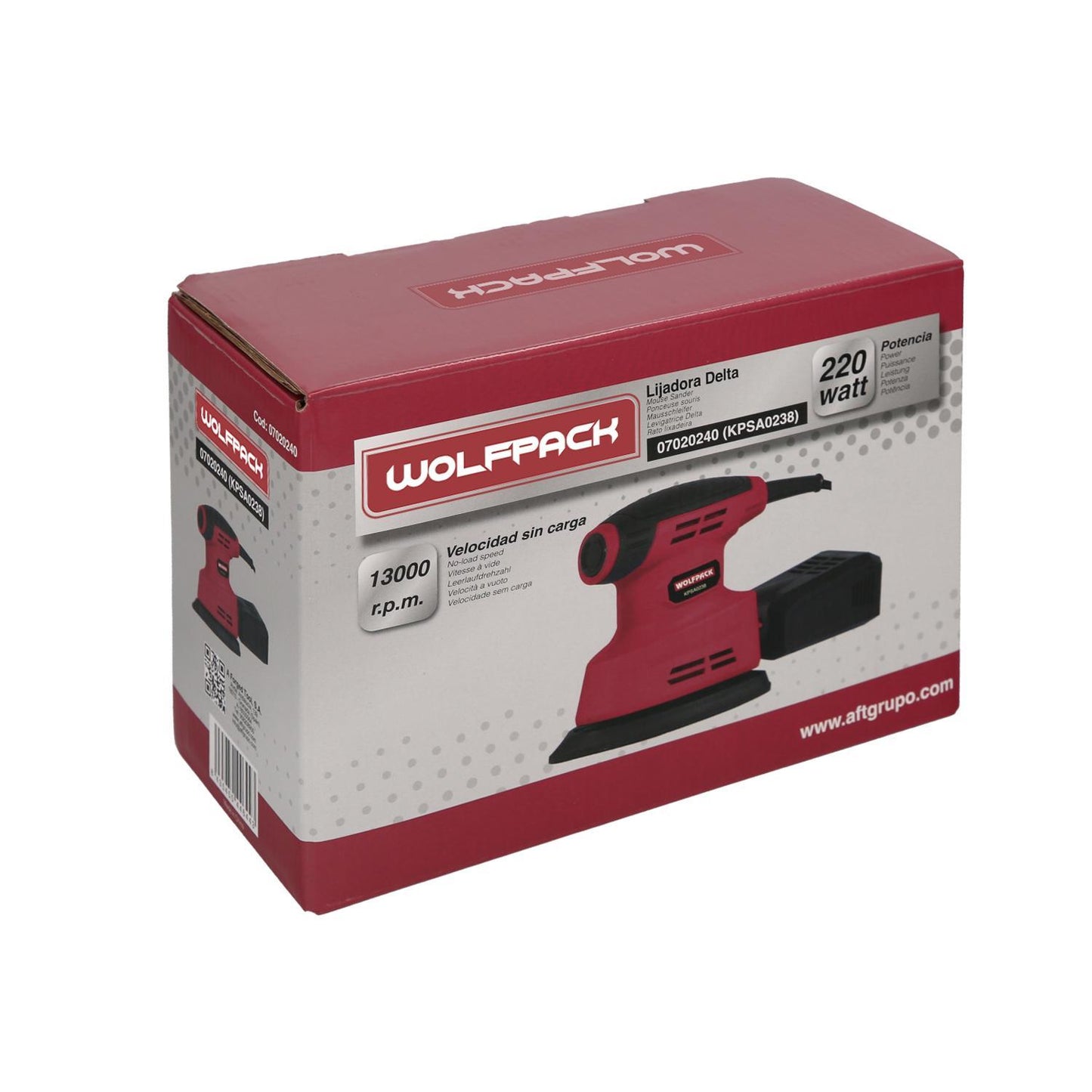 Lijadora Wolfpack Delta 220 Watt. Lijadora Mouse Multifunción. Decapado, Lijado, Eliminar Oxido, Etc._3