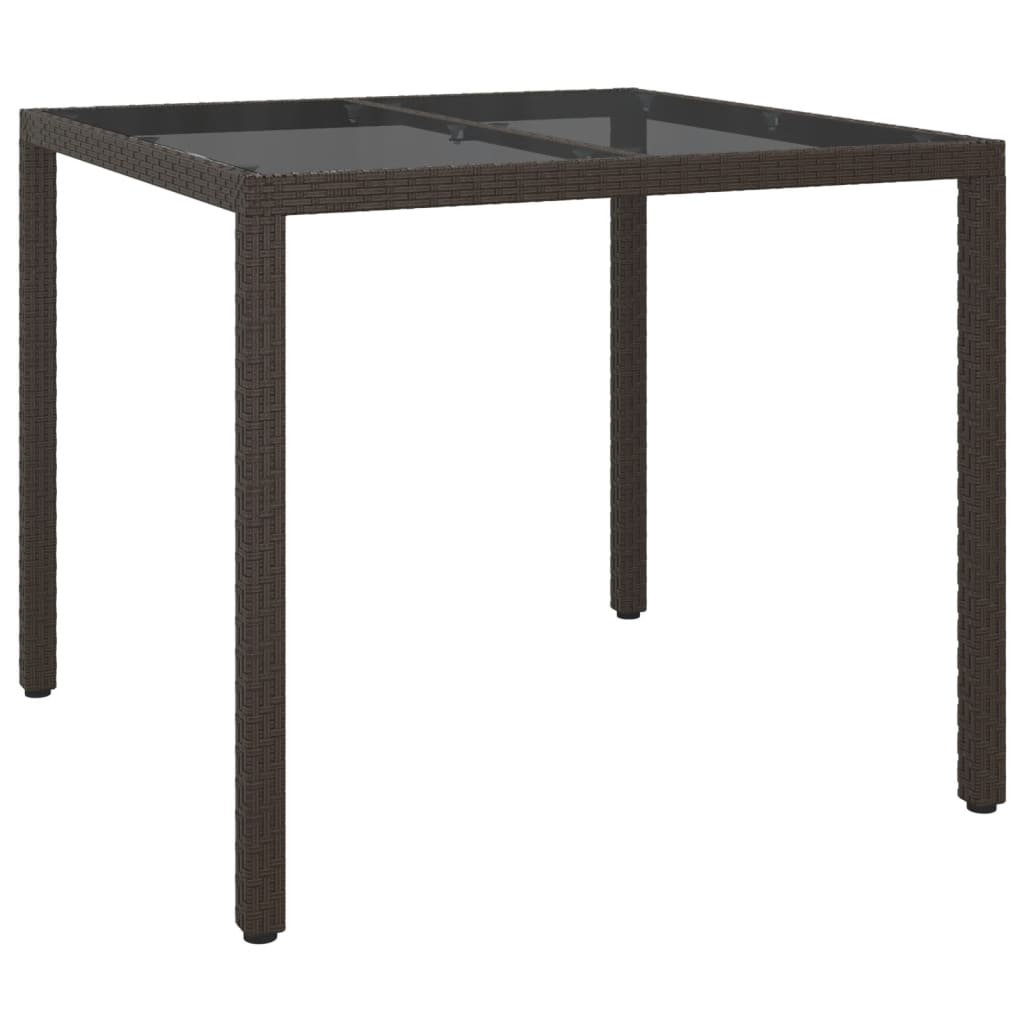 Vidaxl Set Comedor De Jardín 3 Piezas Y Cojines Ratán Sintético Marrón_5