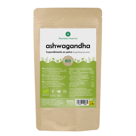 Ashwagandha em pó ECO Planeta Huerto 500 g
