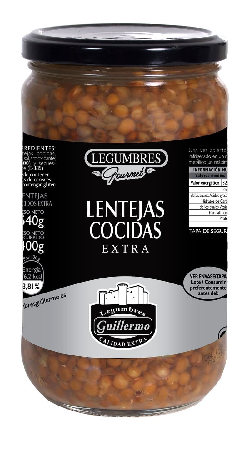 Lenteja Cocida - 540 G, Tarro_0