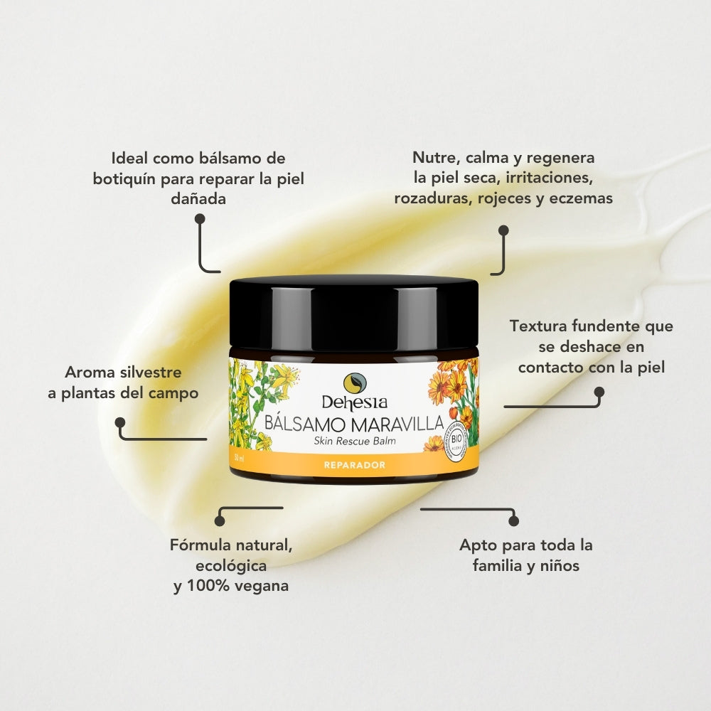 Bálsamo Maravilla Bio | Reparador Piel Dañada, Eccemas, Picor_1