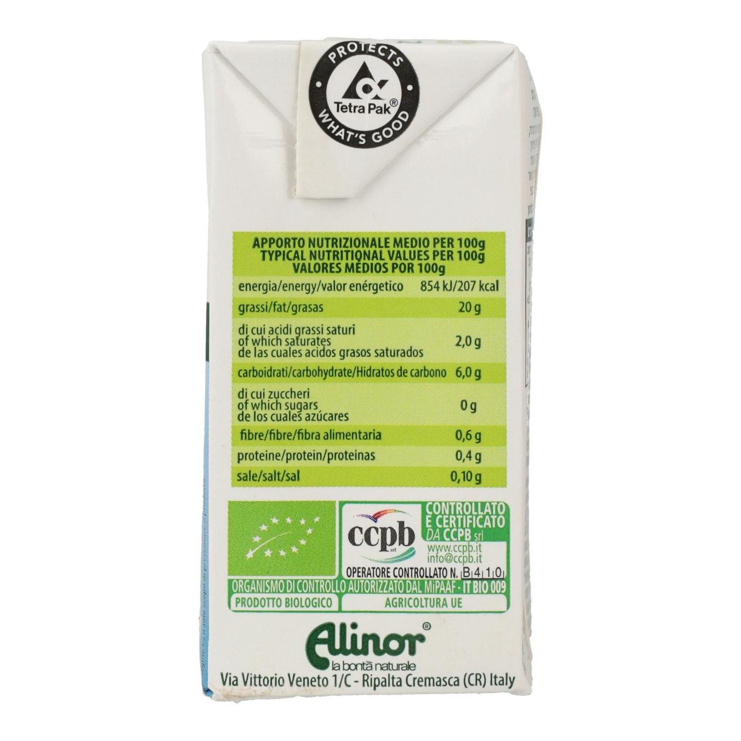 Creme de Arroz Líquido para Cozinhar Vitariz Bio 200ml