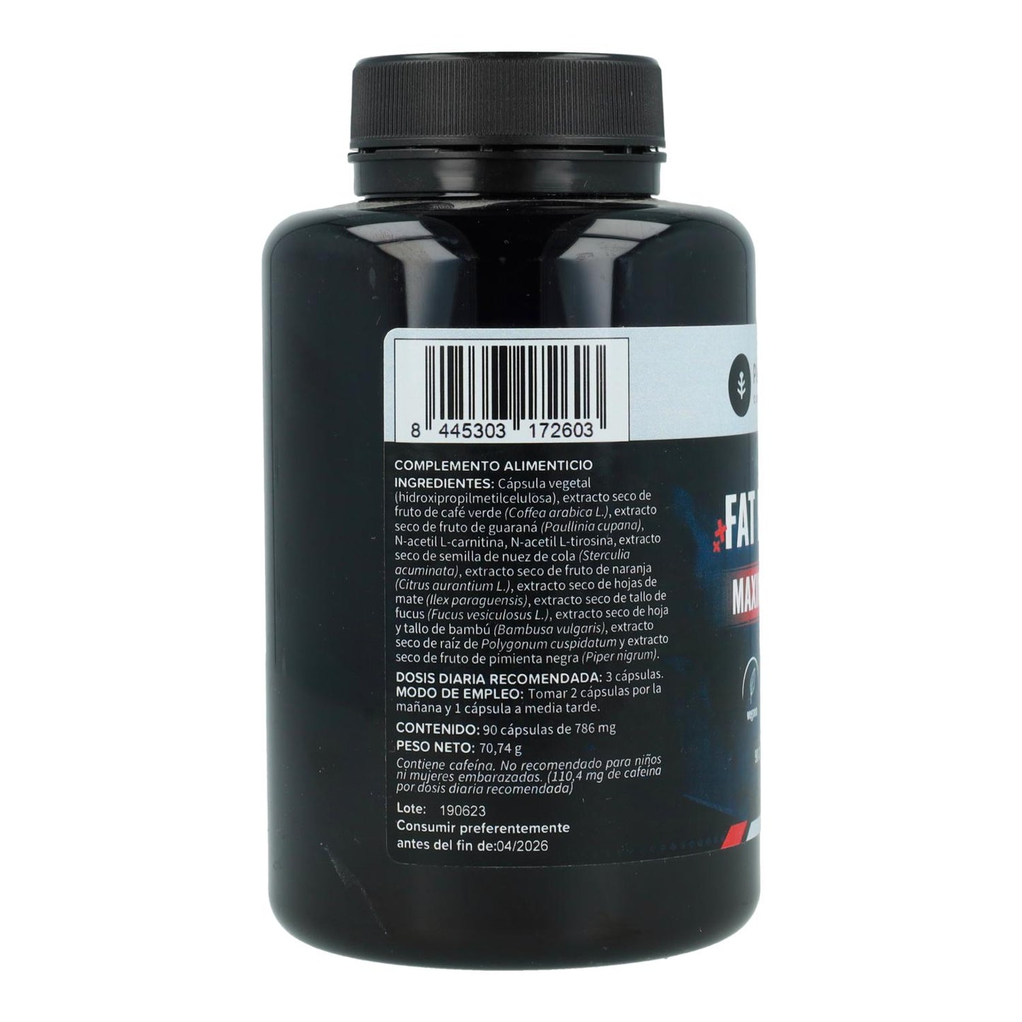 Queimador de gordura Planeta Huerto Fat Burner 90 cápsulas