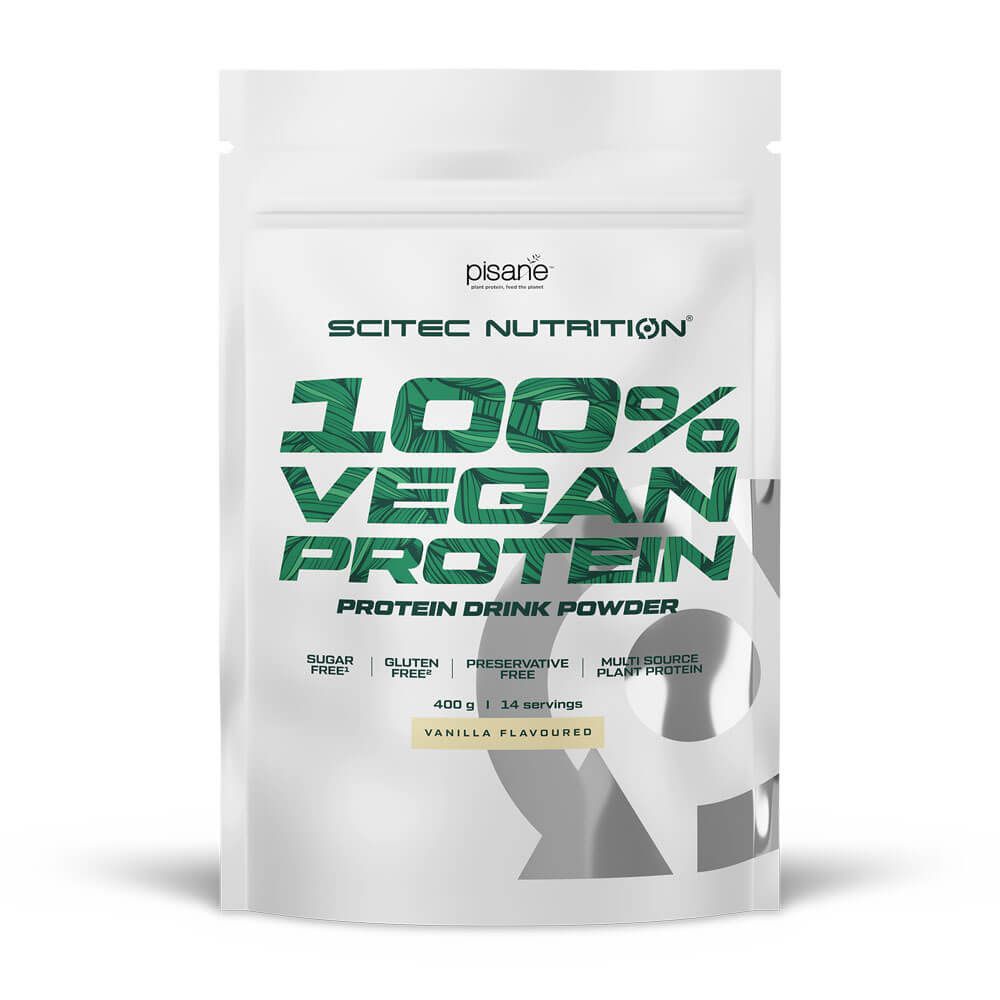 100% Vegan Protein - 400g - Vainilla - Proteína Vegetal - Scitec Nutrition_0