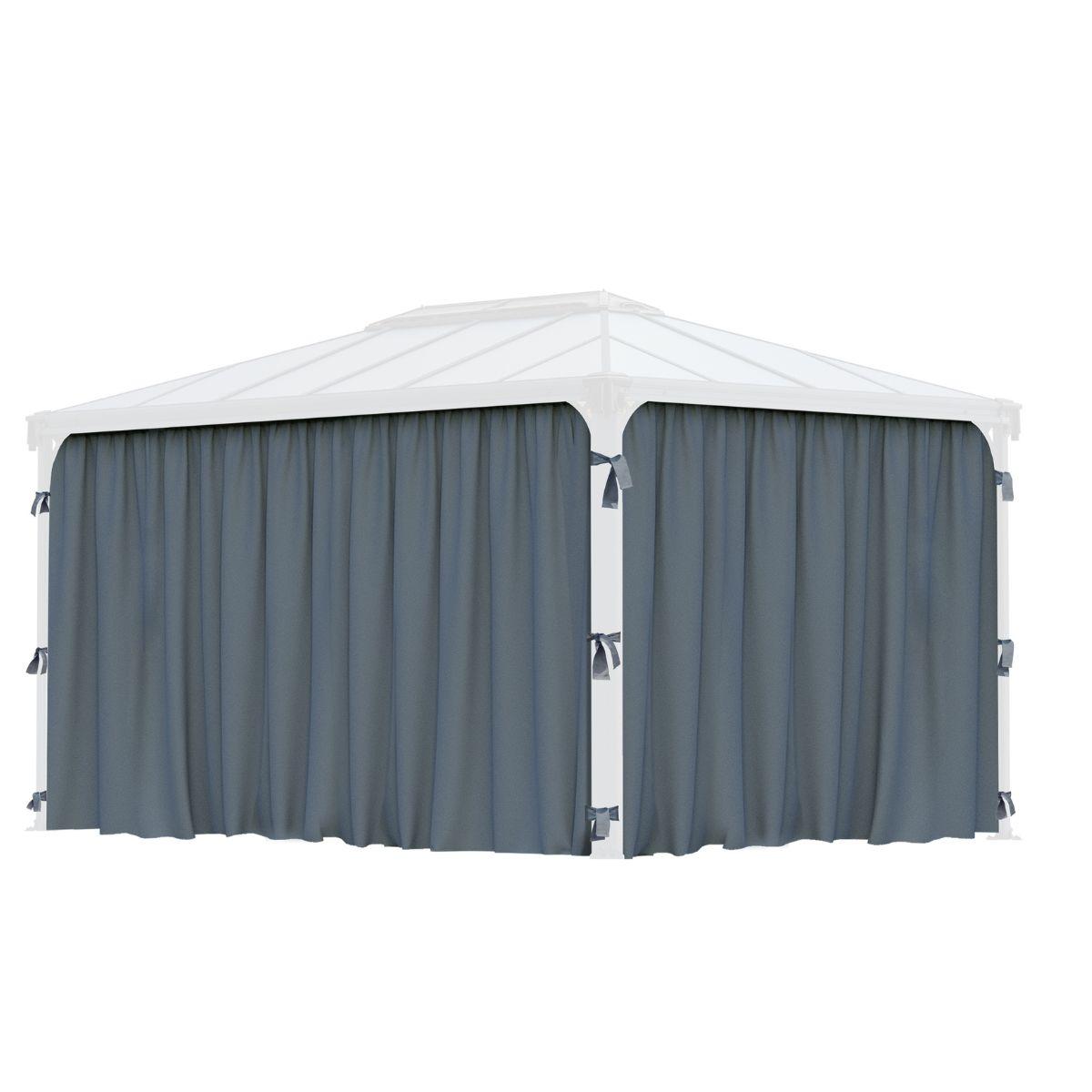Conjunto de cortinas para gazebo gazebo Martinica 4300 Canopia da Palram