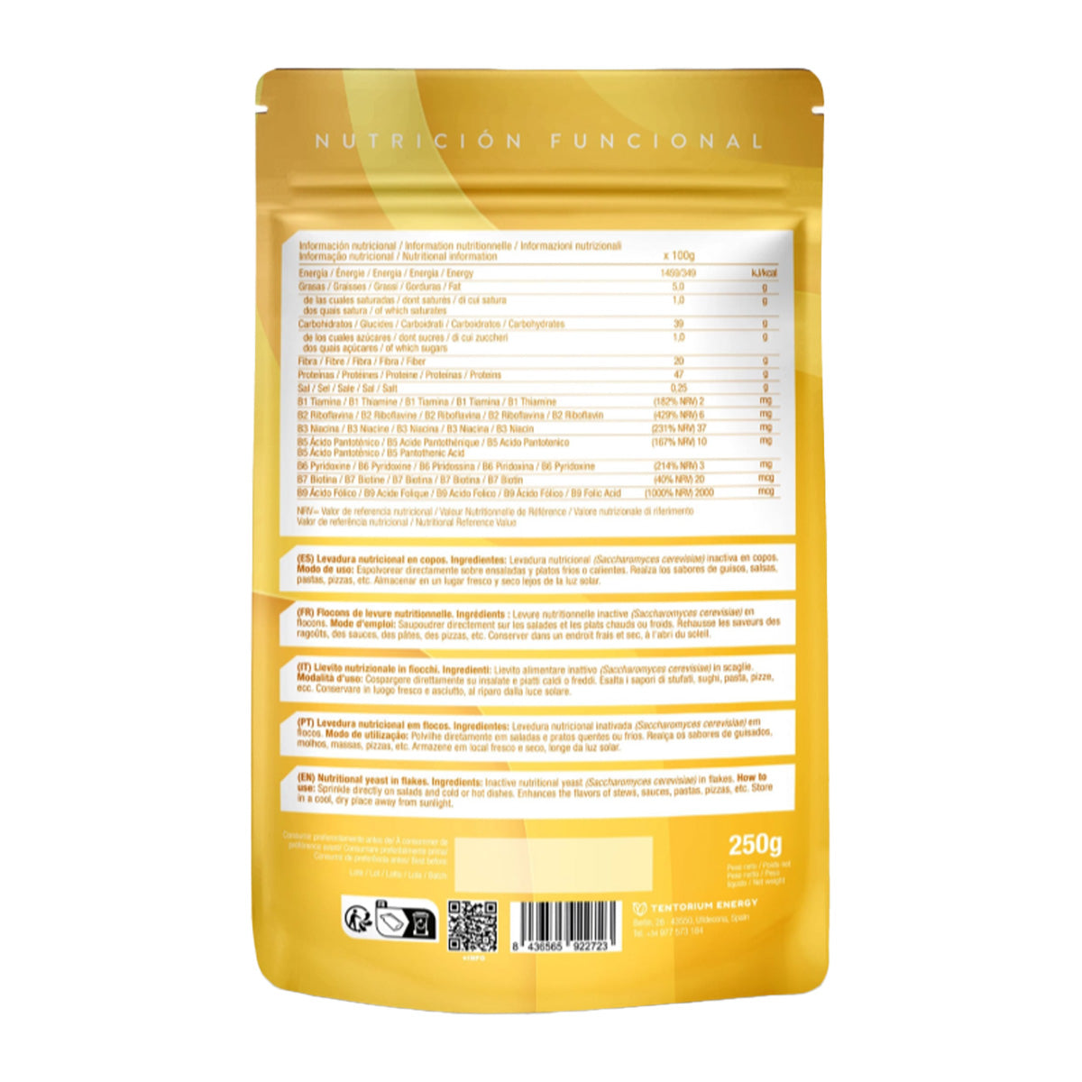 Flocos de Levedura Nutricional Bland Energy Feelings 250 g