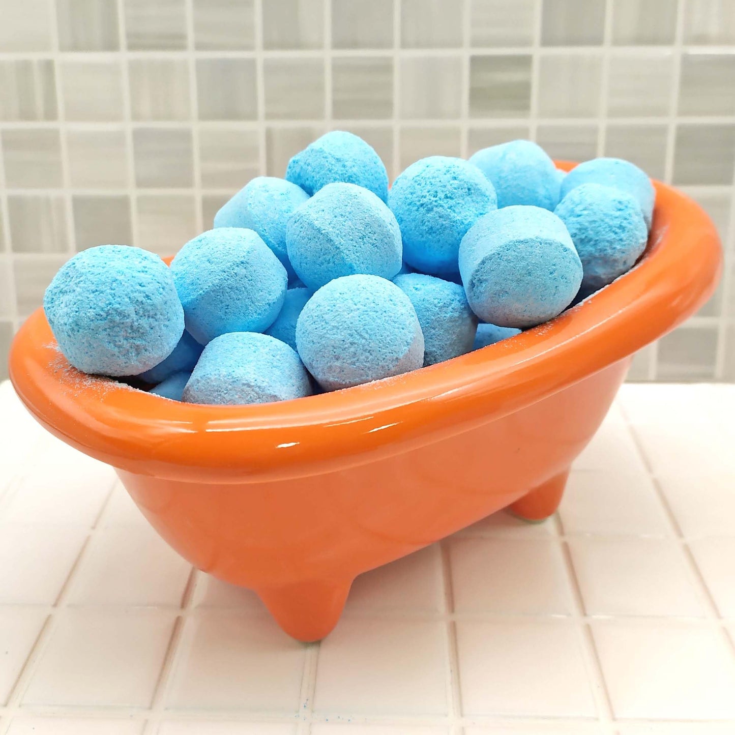 Tarro 7 Mini Bombas Efervescentes Para Manicura Y Pedicura - Ablandan Durezas, Uñas Y Cutículas - Aroma Talco_5