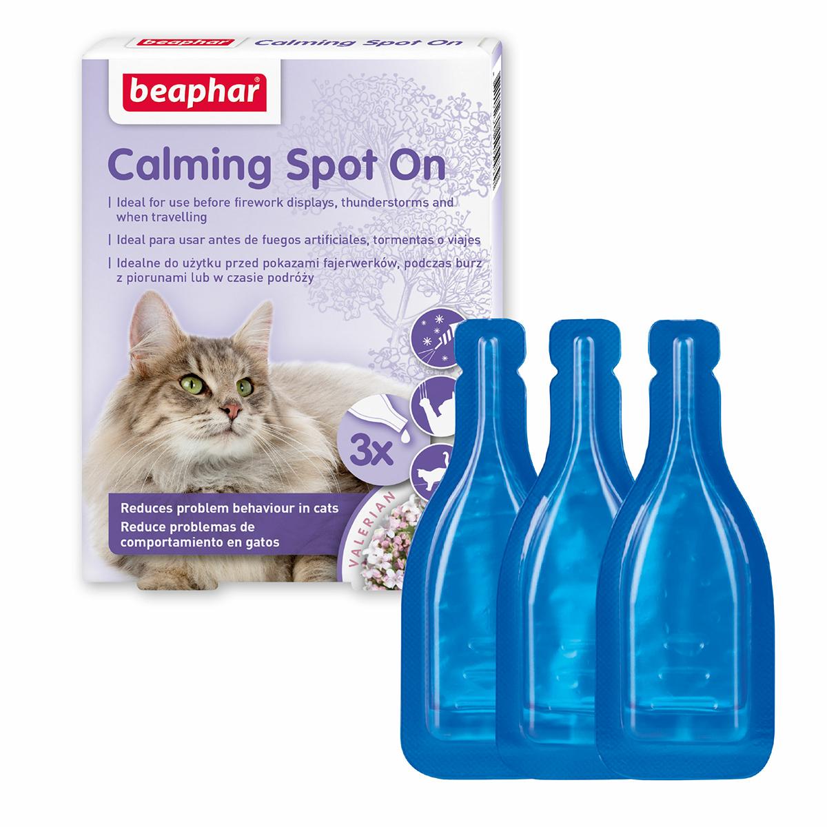 Pipetas calmantes Beaphar Spot On para gatos 3x0,4 ml