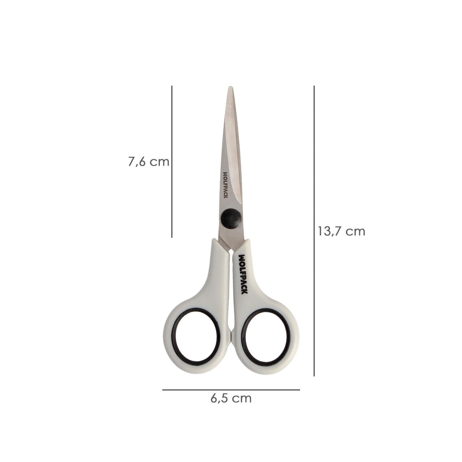 Tijeras Multiuso Acero Inoxidable 5,5 / 140 Mm. Hojas Acero Inoxidable, Mango Comodo Y Suave