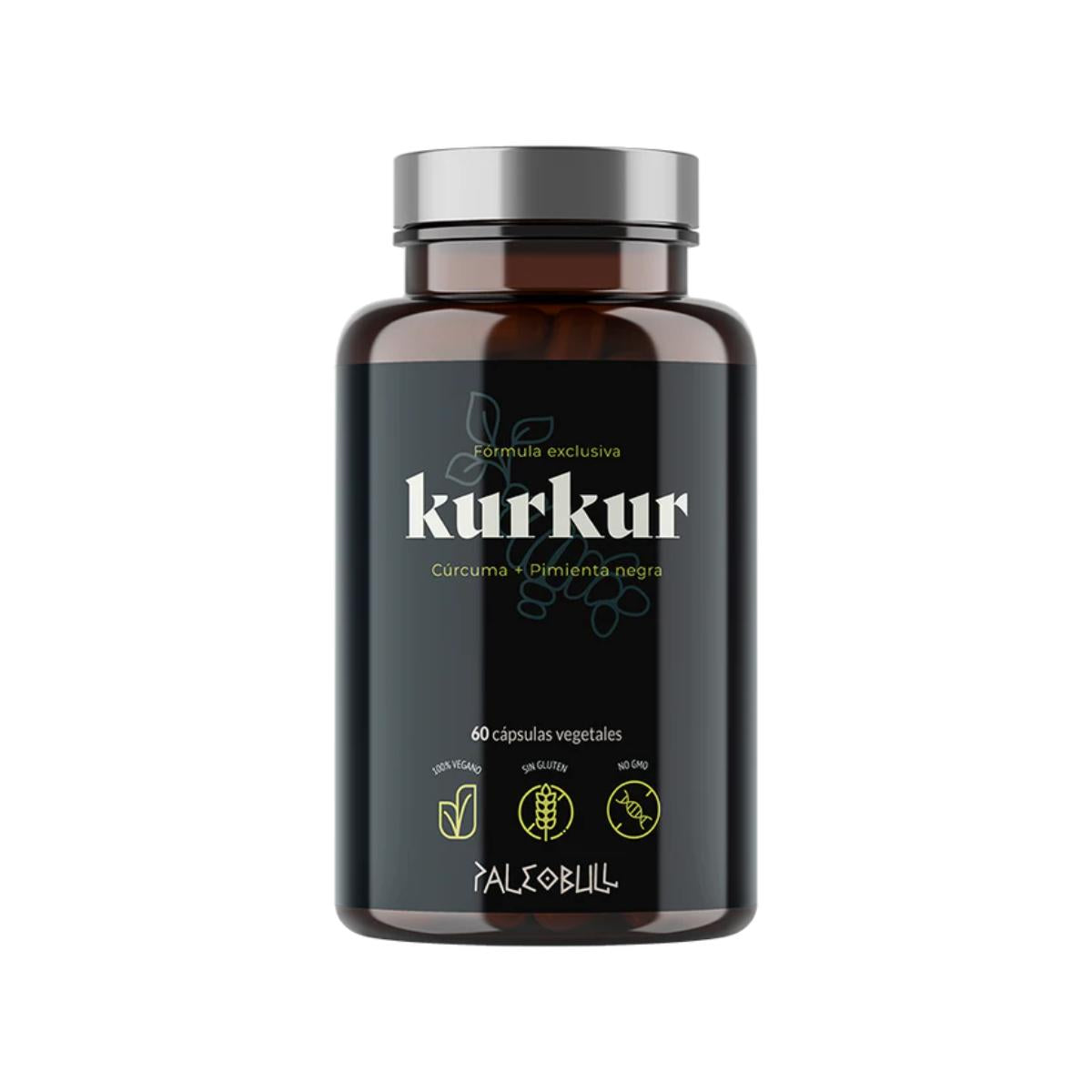Suplemento nutricional Kurkur Paleobull 60 cápsulas