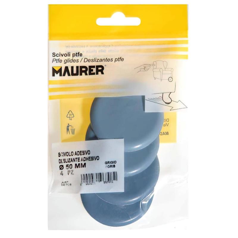 Deslizante Gris Ptfe Ø50 (blister 4 Unidades)_1
