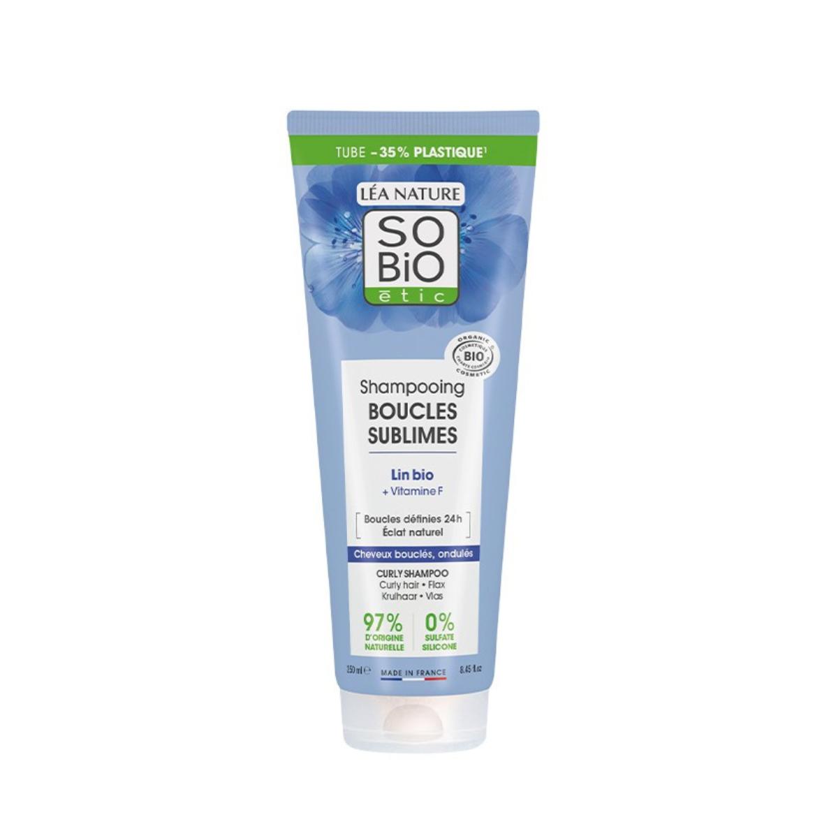 Champô para Caracóis So'Bio Organic Linen & Vitamina F 250 ml