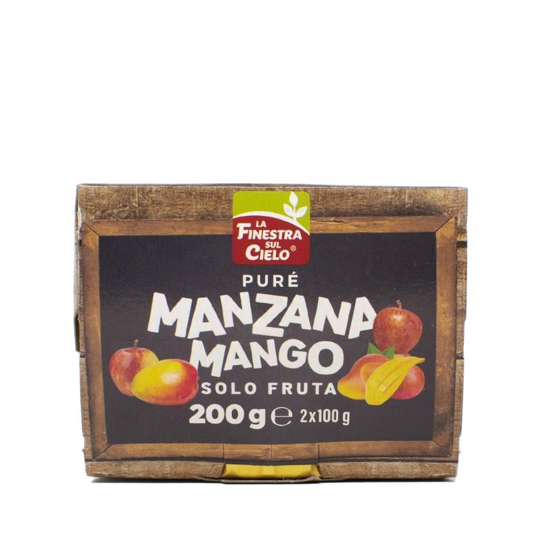 Puré Biológico de Maçã e Manga La Finestra Sul Cielo 200 gr