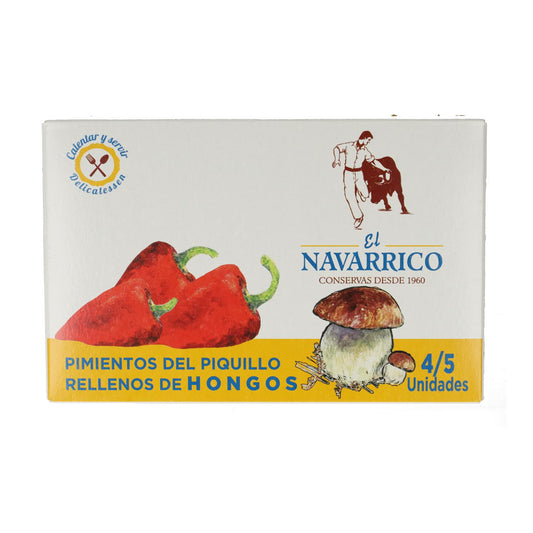 Pimentos Recheados com Cogumelos El Navarrico Lata 270 ml