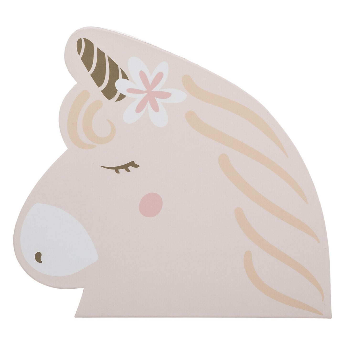 Set De 2 Cajas Infantiles unicornio Cartón Rosa_4