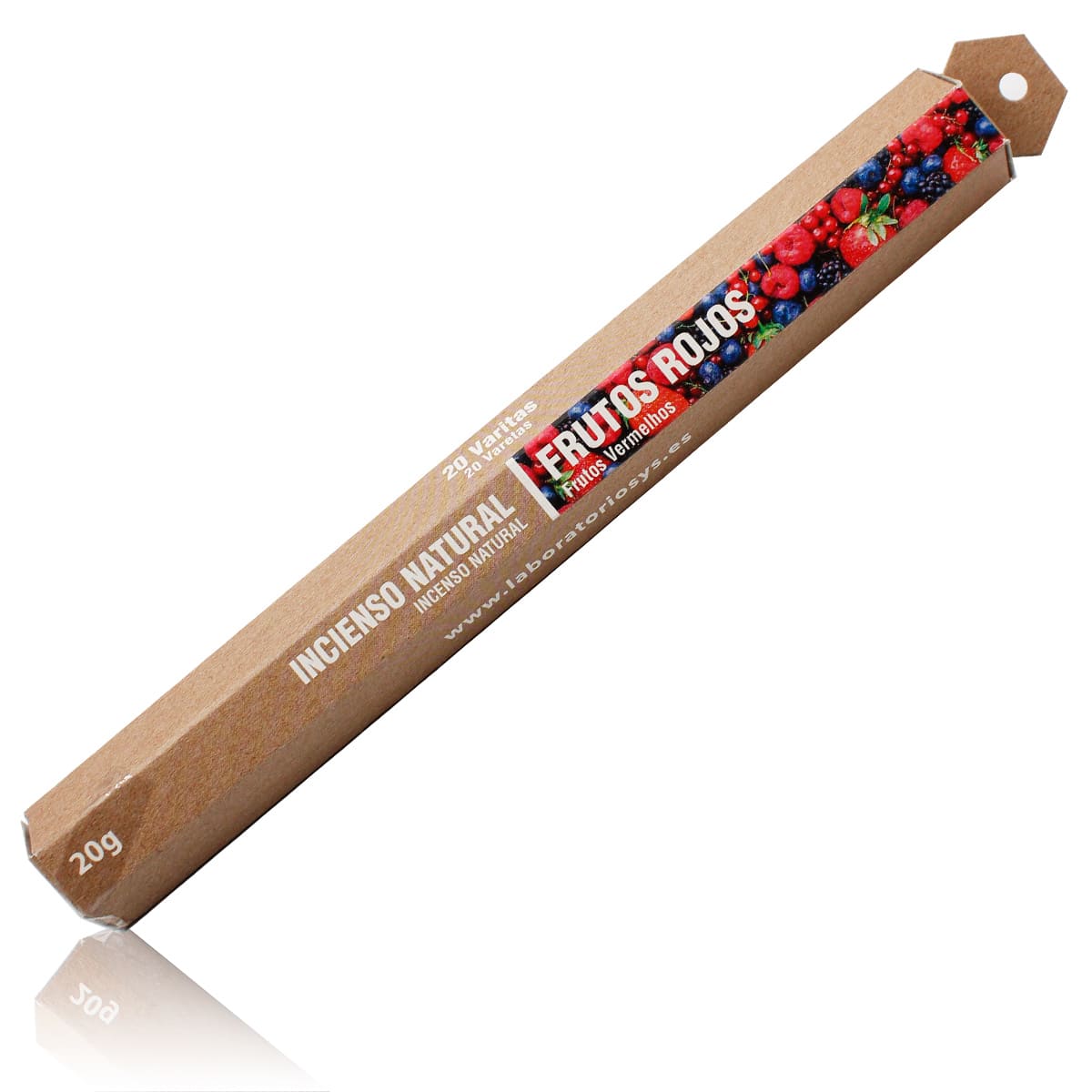 Incienso Natural 20 Sticks Frutos Rojos SYS Aromas | Fragancia Dulce Afrutada | Ambiente Relajante | Aroma Duradero_0