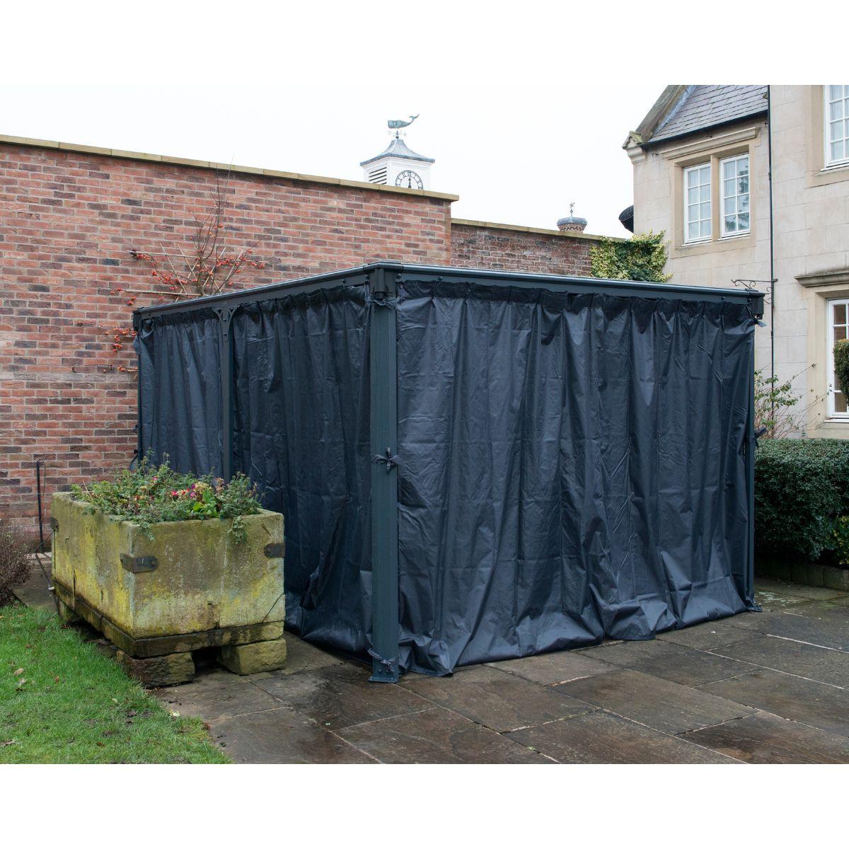 Conjunto de cortinas para gazebo gazebo Martinica 5000 + Milano 4300 Canopia da Palram