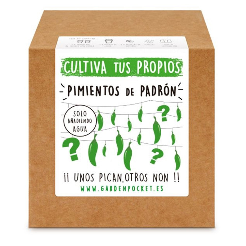 Brotos de Pimentos Padrón de Bolso de Jardim