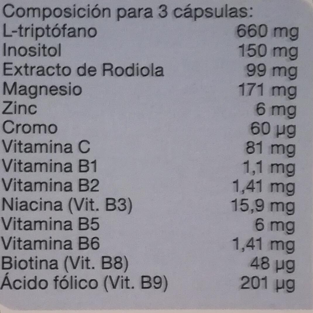 Vecti-Seren Triptofano Nutergia, 60 cápsulas